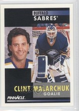 1991-92 Pinnacle Clint Malarchuk #103 0b4