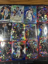 Memphis Grizzlies Lot X12 With Inserts, Parallel, Cracked Ice. Ja Morant NBA A3