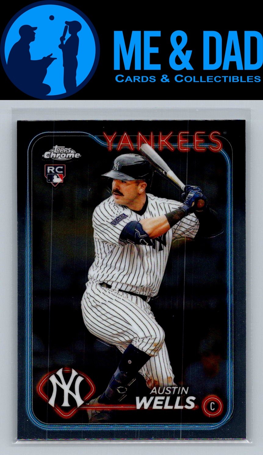 2024 Topps #281 Austin Wells Chrome