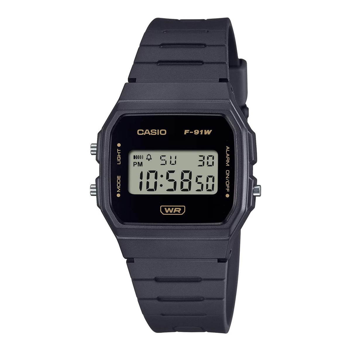 CASIO F-91WB ブラックサウナバンドカスタム＋aw グレーバンド CASIO F91WB-8A F-91WB-8A POP GREY DIGITAL WATCH | eBay