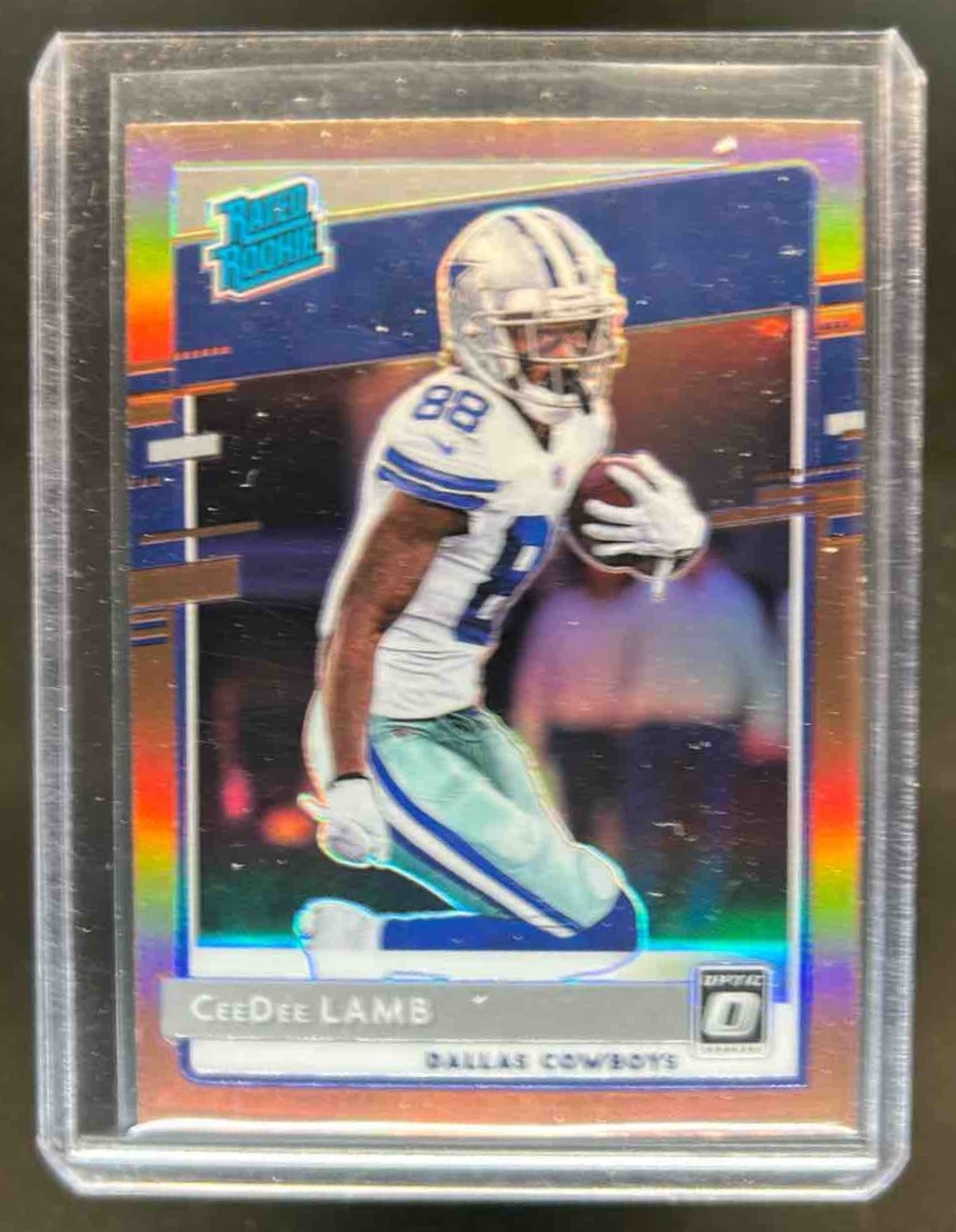 2020 Donruss Optic CeeDee Lamb Bronze Prizm Rookie RC #156 Cowboys