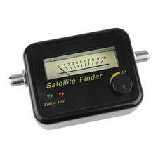 Analog Satellite Dish Finder with Tone Signal Locator Tool