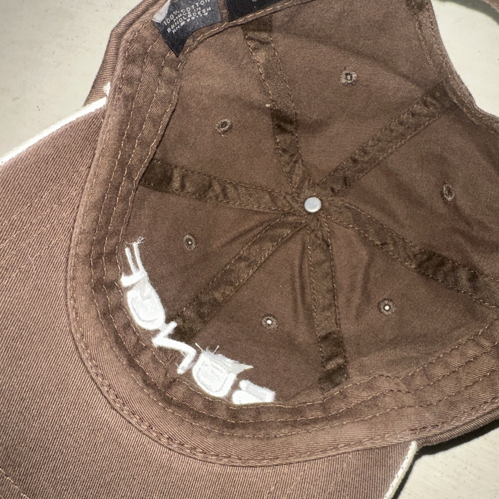 Bunge Brown Hat Ball Cap Grain Mill Corn Farm Agriculture Business Logo Spellout