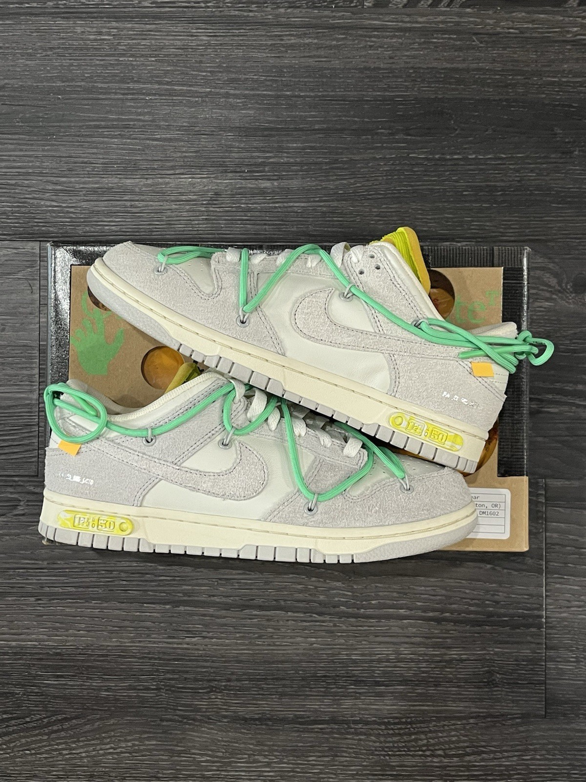 OFF WHITE X NIKE Off White x Dunk Low 'Lotto 14 di 50'