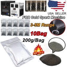 40X Indoor/Outdoor Cold Spark Machine Ti Powder 200g Bag 3-5M Range Stage Effect