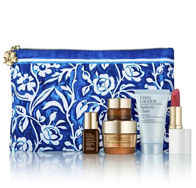 Estee Lauder 6 Pc Gift Set Revitalizing Supreme Creme, Serum, Eye