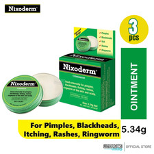 Nixoderm Ointment 5.34g For Acne Rashes Skin Problems Eczema Ringworm 3X