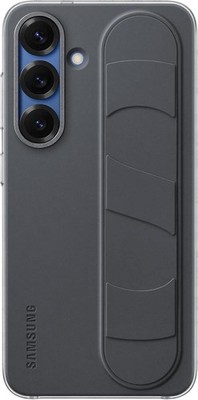 Original / Offizielle Samsung Galaxy S25 Standing Grip Hülle / Cover - Schwarz