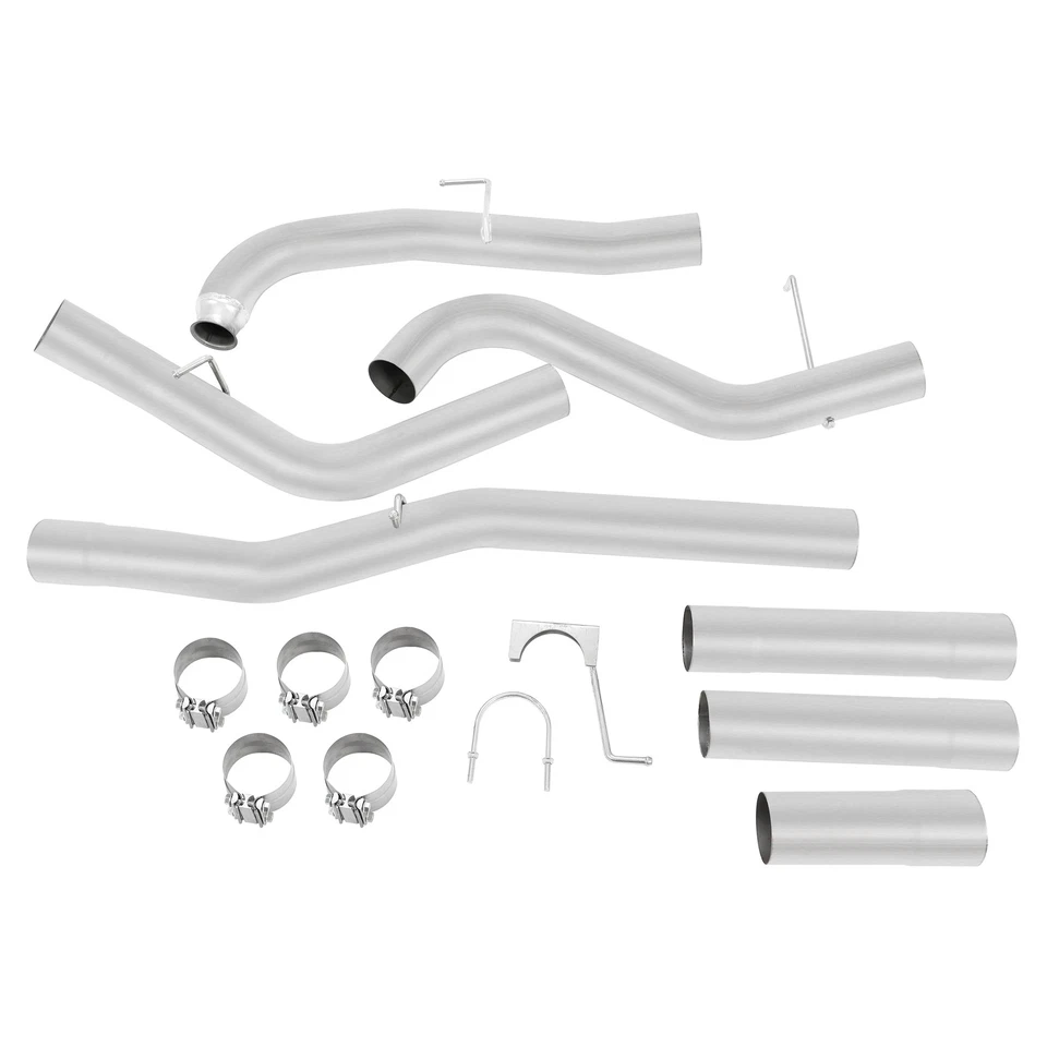 4" Stainless Steel Exhaust Pie For 11-15 Silverado 2500 3500HD Duramax 6.6L LML - Image 2 of 4