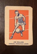 1952 Wheaties Jim Pollard Action 