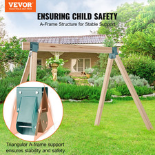 A-Frame Middle Swing Set Brackets, Green 2 Pcs