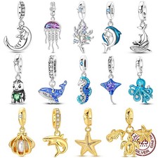 MULA 925 Sterling Silber DIY Charm Sommer Oce...