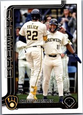 2025 Topps Update #US233 Crew Missiles (Christian Yelich / Jackson Chourio)