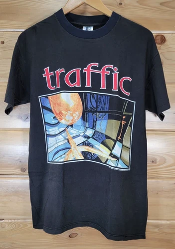 Traffic Far From Home Band T-Shirt Men Large Concer 1990s vintage concert t-shirt, vintage, size L, single stitch, B+ condition