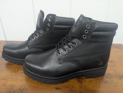 Jacata Men\'s Black Waterproof Genuine Leather 6-Inch Size 10W Jacata Work Boots for Men Soft Toe Non Slip Leather  main image 4