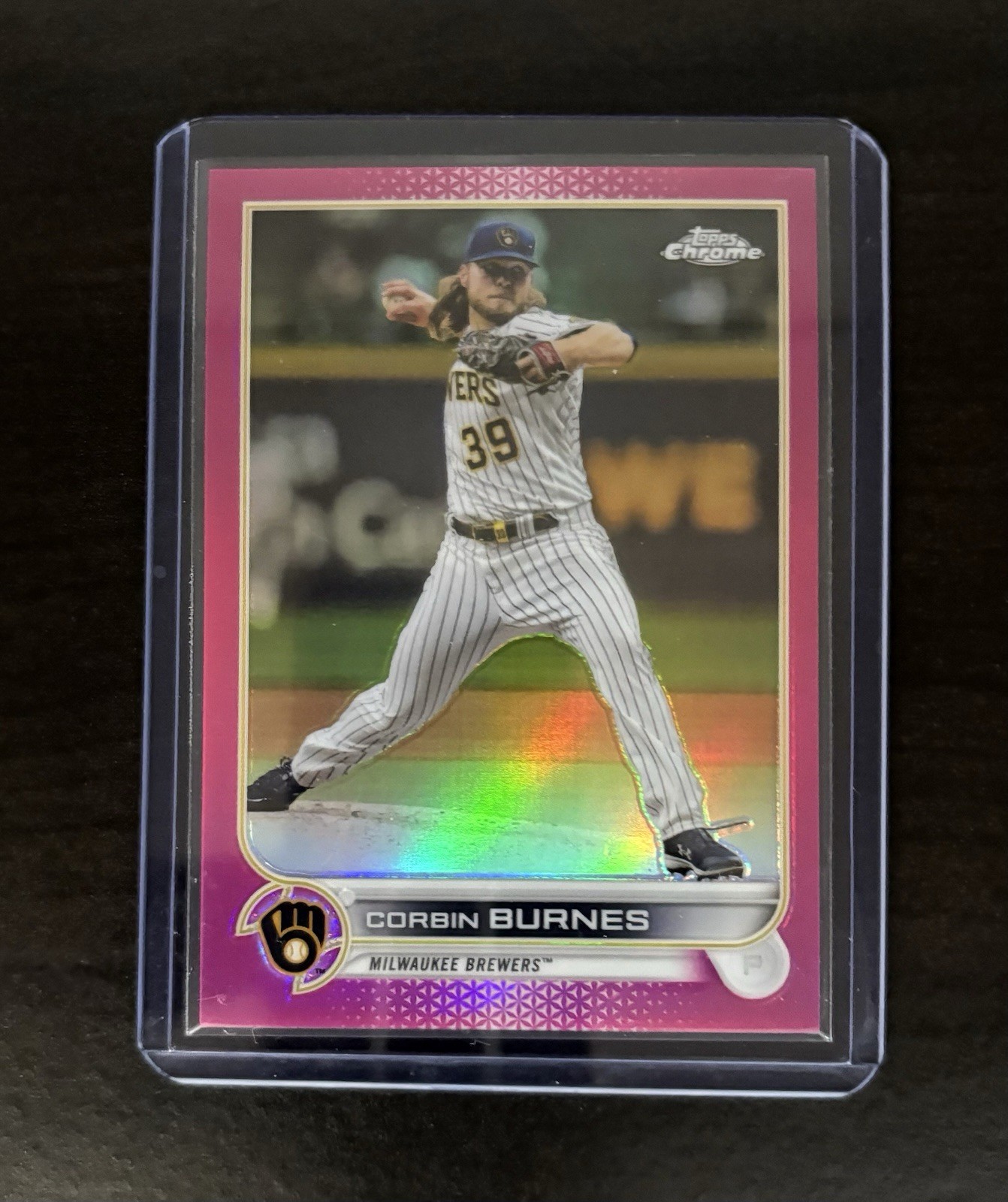 2022 Topps Chrome - Corbin Burnes #167 Magenta Refractor /399