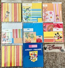 NEW EK Success Disney MICKEY  FRIENDS 8" x 8" Scrapbook Kit  Instruction Book