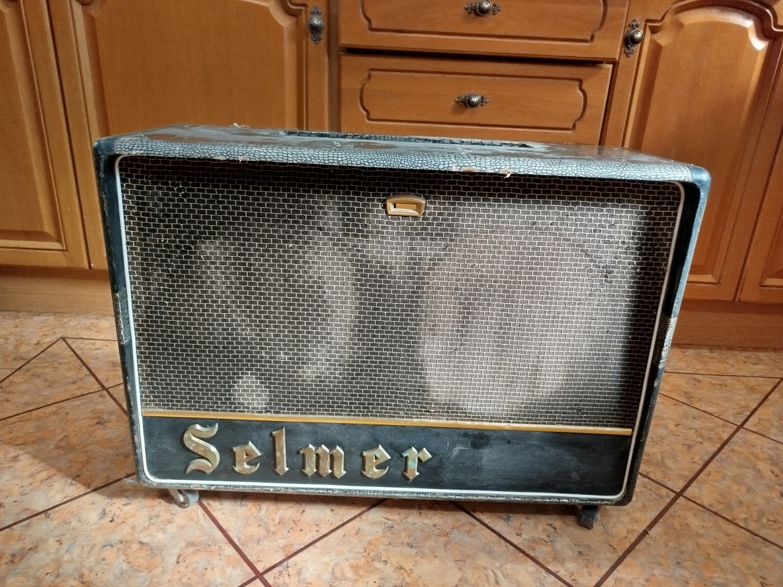 Vintage 1960s Selmer All Purpose Guitar Valve Amplifier Combo Cab EMPTY Project