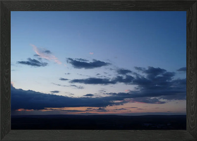 Clouds Above Framed Wall Art Poster Canvas Print Picture