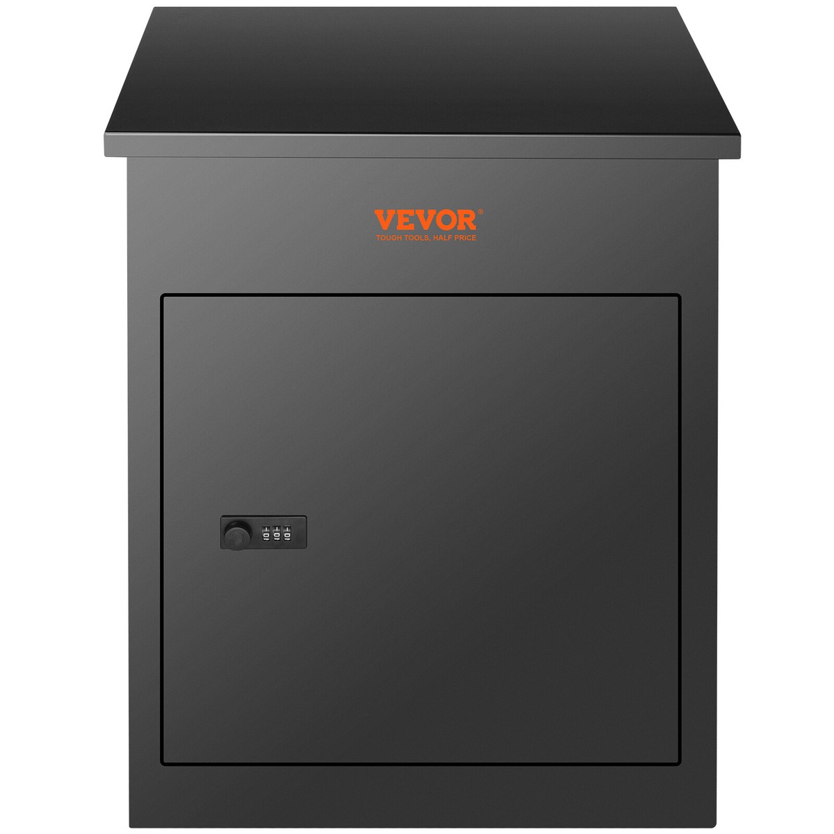 VEVOR Boîte à Colis Sécurisée – 44 X 35 X 58,3 Cm – Verrouillage à Code, Acier Galvanisé