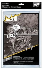 (Pack of 100) Ultra Pro Resealable Magazine Storage Bags Protection Sleeves