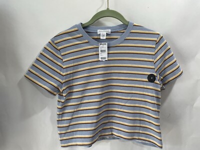 Tillys Full Tilt Size S Stripe Multicolor 100% Cotton Shirt