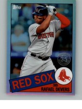 2020 Topps Chrome Rafael Devers 85TC-8   Boston Red Sox 1985 Topps Baseball
