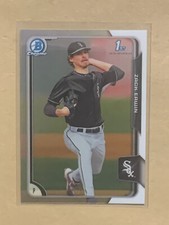 Zack Erwin Oakland A's 2015 Bowman Chrome Draft Prospect