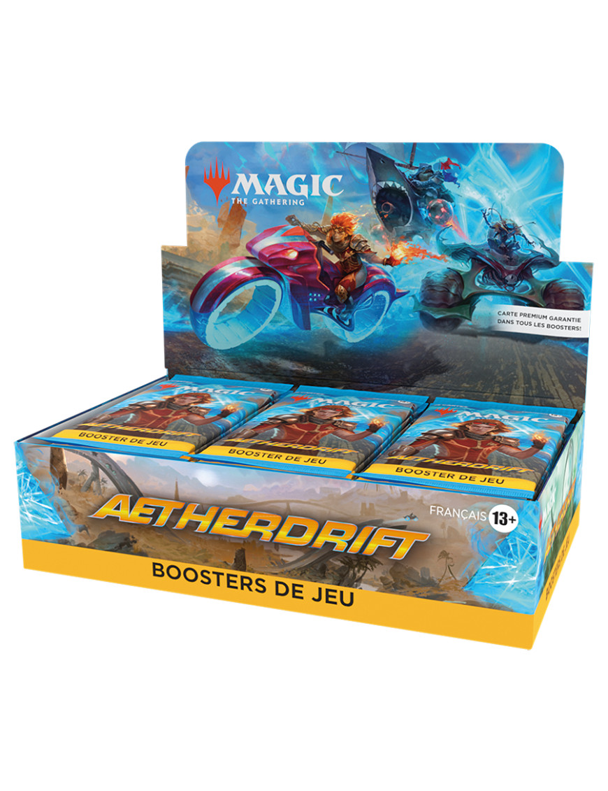 Boite Boosters Magic Aetherdrift Display Scéllé pour Rares et Mythiques