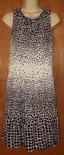 Eliza J Dress Size S Black & White Pattern Silky & Slinky Feel Vacation Work 😎