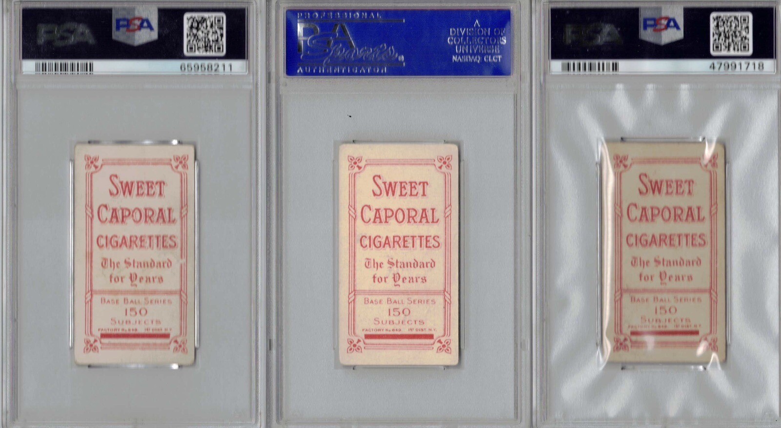 T206 Complete Tigers Team Set In Sweet Caporal 150/649 OP - Picture 2 of 2