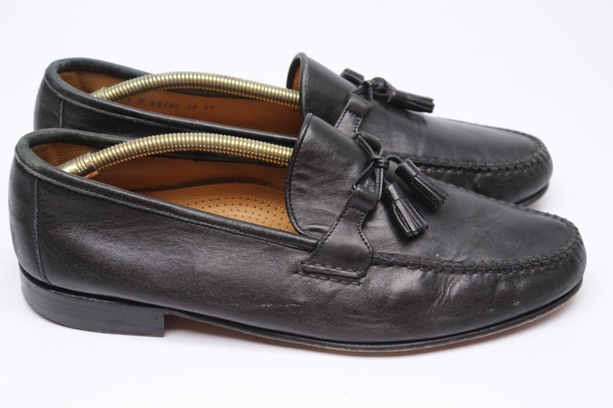 Allen Edmonds Urbano Mens Tassel Loafers 11.5 D Black  display picture 3