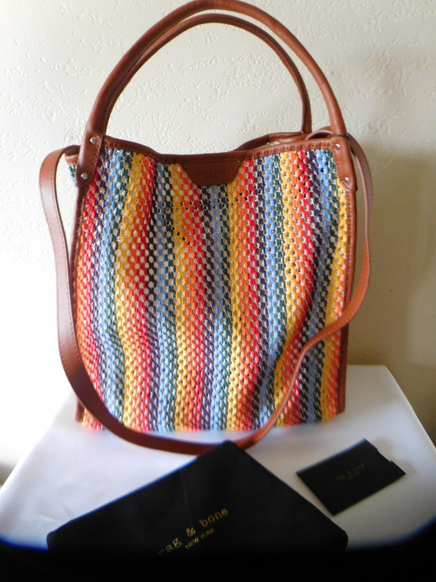 New RAG BONE New York Summer Multi Passenger Tote Shoulder Bag