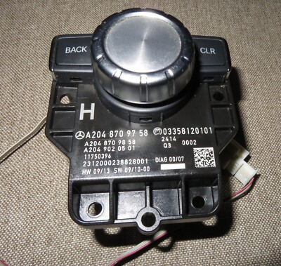 12-14 MERCEDES W204 W212 C E CLASS COMAND CONTROLLER KNOB SWITCH 
