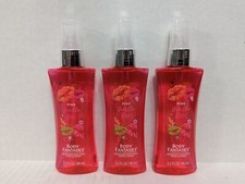 x3 Body Fantasies Pink Vanilla Kiss Fragrance Body Spray 3.2 fl oz lot