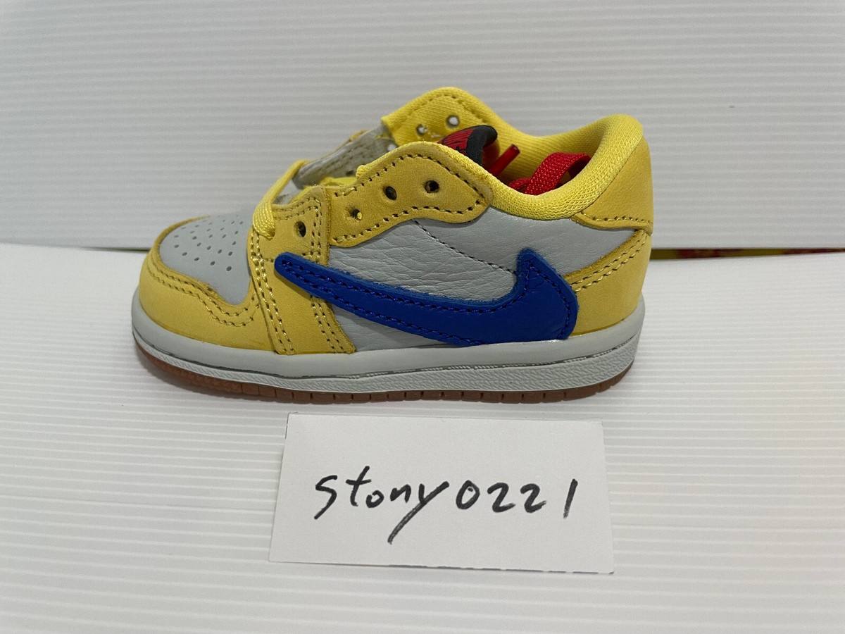 Air Jordan 1 x Travis Scott canary 4C TD | eBay