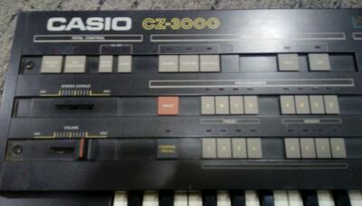 CASIO　CZ3000 ヴィンテージシンセ　名機！　だけど難アリ。 CASIO CZ3000 ヴィンテージシンセ 名機！ だけど難アリ。