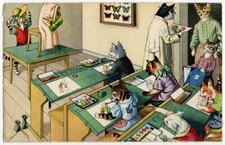 Eugen Hartung Cats Postcard 4758 - Copyright ...