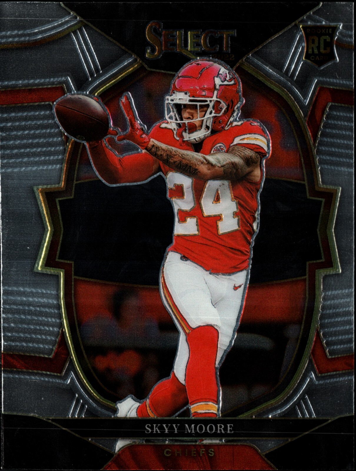 2022 Panini Select Football #21 Skyy Moore Rookie CHIEFS