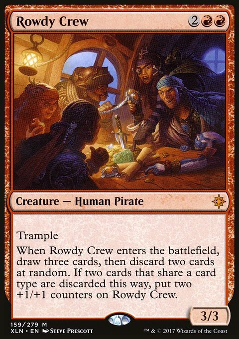 Magic the Gathering MTG Rowdy Crew (159) Ixalan   LP