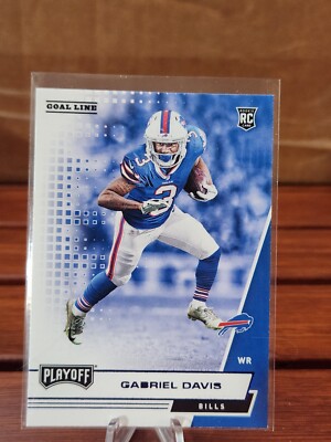 2020 Panini Playoff Gabriel Davis - Goal Line Purple Parallel RC - Buffalo Bills