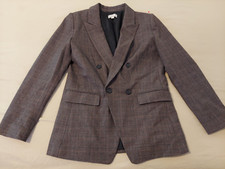 Womens Ann Taylor Jacket Blazer 10 Gray