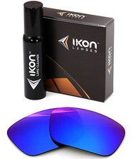 Polarized IKON Iridium Replacement Lenses For Oakley Fuel Cell Violet