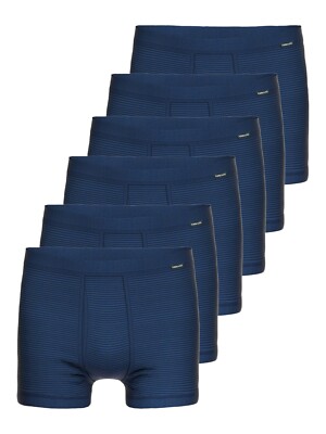 Ammann Jeans Feinripp 170909 6er Pack Herren Hose kurz mit Eingriff in 2 Farben
