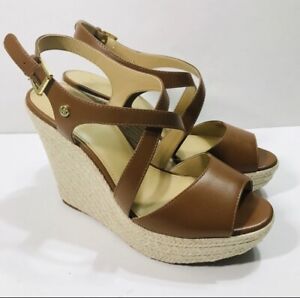 NEW Michael Kors Martyna Wedge Sandals 