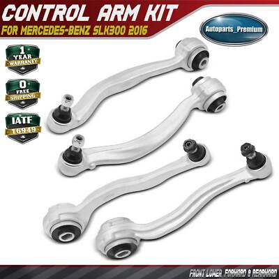 4xFront Lower Forward&Rearward Control Arm w/Ball Joint for Mercedes-Benz SLK300