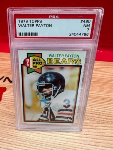 Walter Payton 1979 Topps #480 PSA 7 24044786 - Photo 1 sur 2
