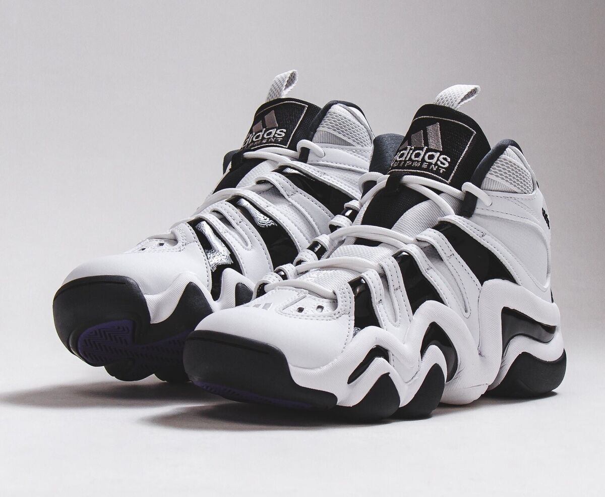 Adidas Crazy 8 Kobe Bryant White Basketball Sports Shoes Adidas Crazy 8 Kobe Bryant White Basketball Sports Shoes