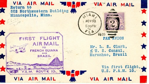 FFC FAM 6 AAMC F6-50a Miami to Maranhao, Brazil