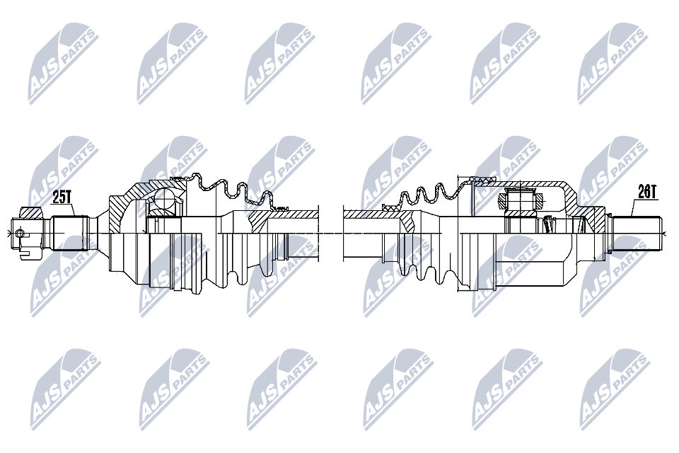 Fits NTY NPW-CT-053 DRIVESHAFT - Image 5